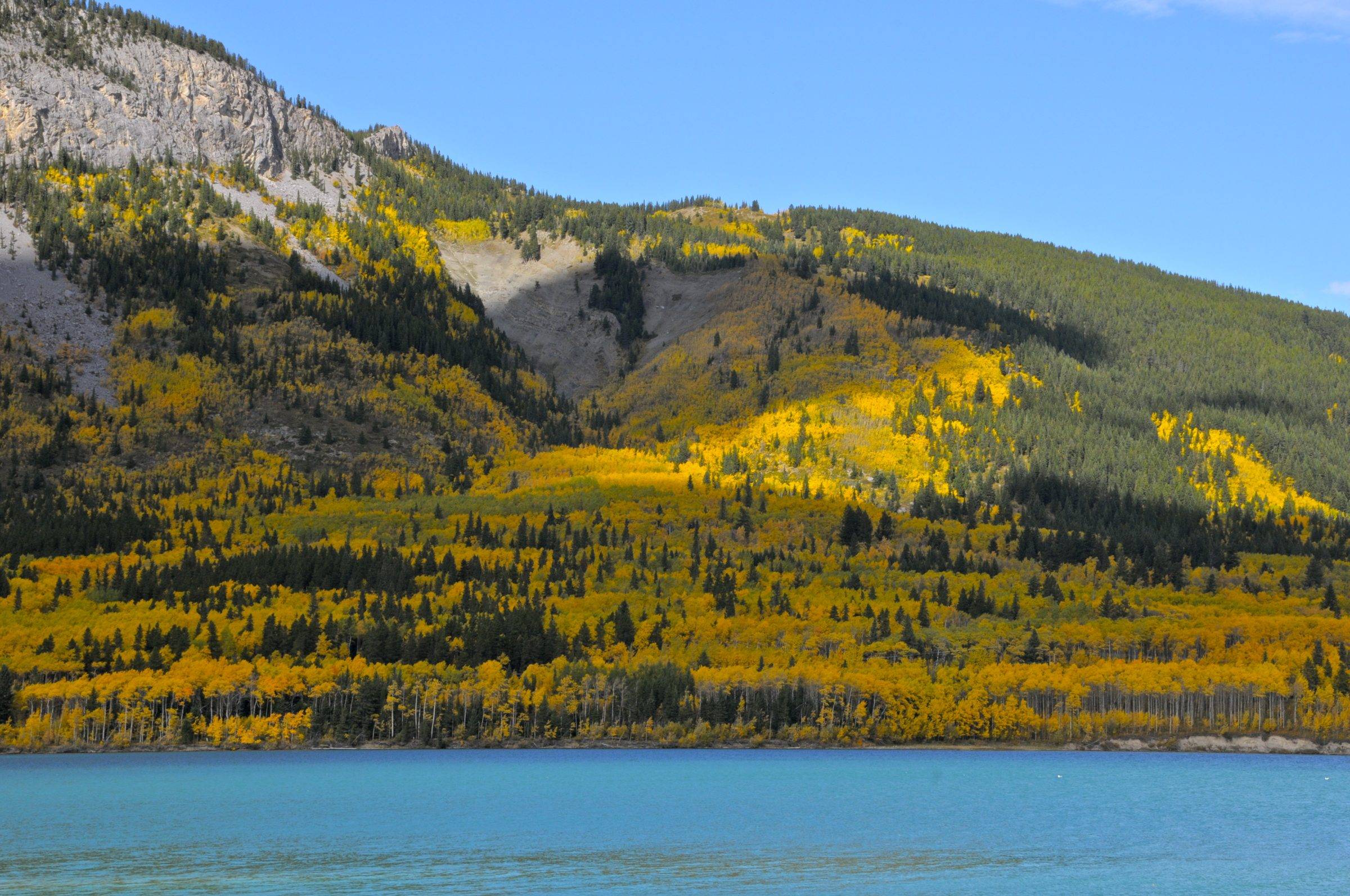 Paisaje de Canadá en otoño